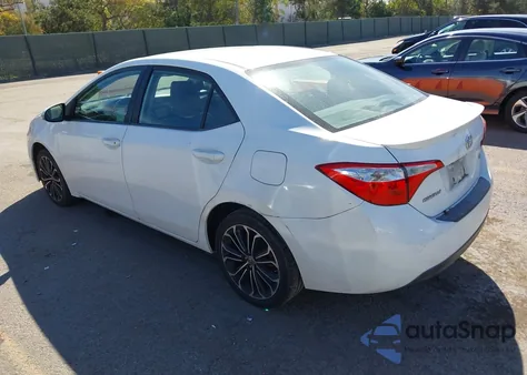 2016 Toyota Corolla S Plus из США, поврежденный, VIN 5YFBURHE7GP563595